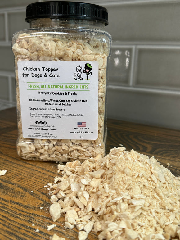 Chicken Topper for dogs and cats